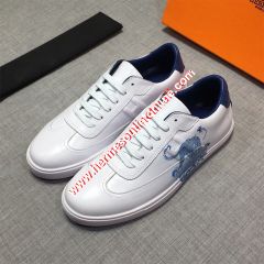 Hermes Quicker Sneaker Calfskin White