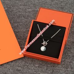 Hermes Gambade Necklace Silver