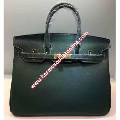 Hermes Birkin Bag Epsom Leather Gold Hardware In Green
