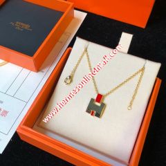 Hermes Eileen Pendant Orange