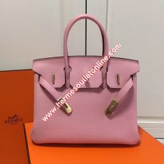 Hermes Birkin Bag Togo Leather Gold Hardware In Pink